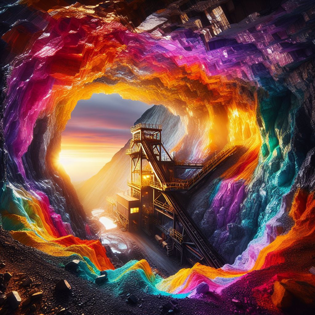 Bergwerk Ein Bild zum Thema Bergwerk im allgemeinen Kontext