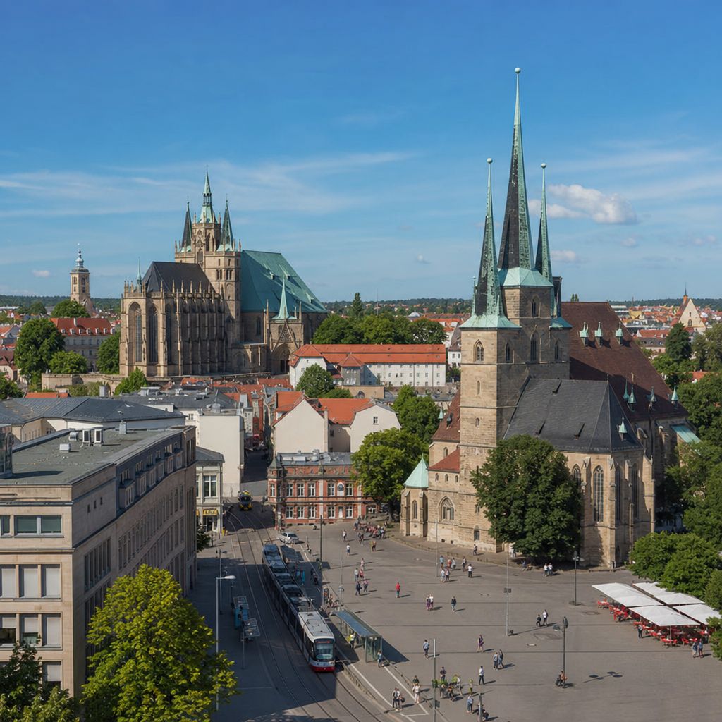 Erfurt Ein Bild zum Thema Erfurt im allgemeiner Kontext,Allgemeinwissen Kontext