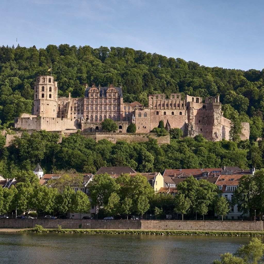 Heidelberger Schloss Ein Bild zum Thema Heidelberger Schloss im allgemeiner Kontext,Allgemeinwissen Kontext