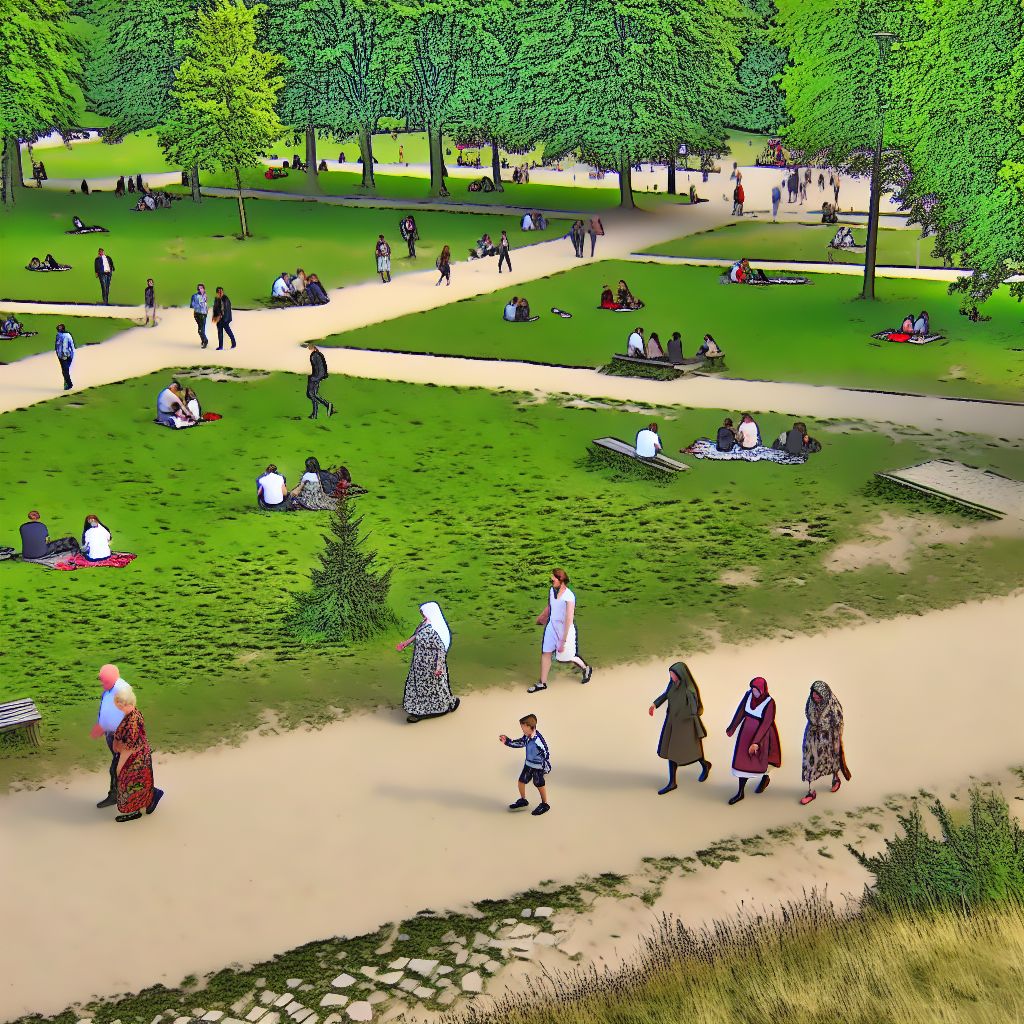 Mauerpark Ein Bild zum Thema Mauerpark im allgemeinen Kontext