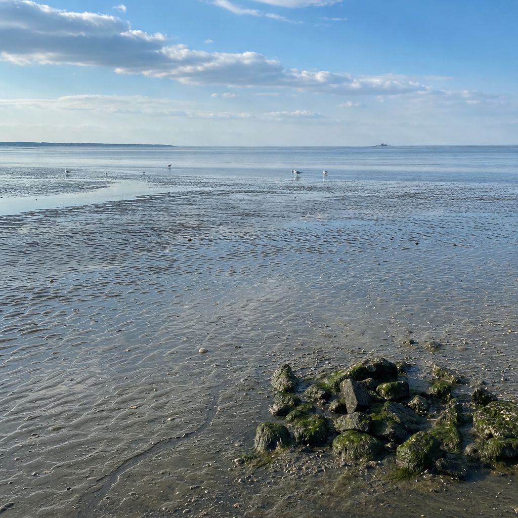 Wattenmeer Ein Bild zum Thema Wattenmeer im allgemeiner Kontext,Allgemeinwissen Kontext